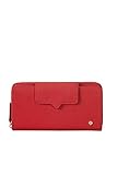 18 Steckfächer für Karten SAMSONITE Miss Journey SLG - Large Wallet for 18 Creditcards + Zip Extension Kreditkartenhülle, 0 Liter, Scarlet Red