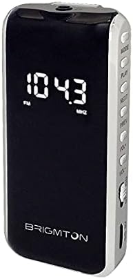 Brigmton BT-124-B Personal Digital Negro, Color Blanco - Radio (P...