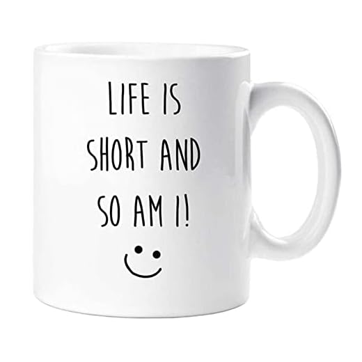 Roligt Citat Kaffemugg, Livet Är Kort Och Det Är Jag Också Bästa Julklappskopp Vit, 11 Oz C