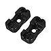 Punch Down Tool Mount for RJ45/RJ11, Network Wiring Organizer with for Keystone Jack Installation Tool and Cable Management Clip, 2 Pack Black Plastic Wiring Tool Holder