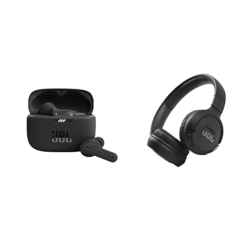 Image of JBL Tune 230NC TWS, Active Noise Cancellation Earbuds with Mic & Tune 510BT, On Ear Wireless Headphones with Mic