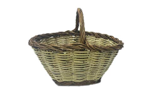 Desconocido Cesta de caña, para Setas, Cesta setera (38X30x28 cm)
