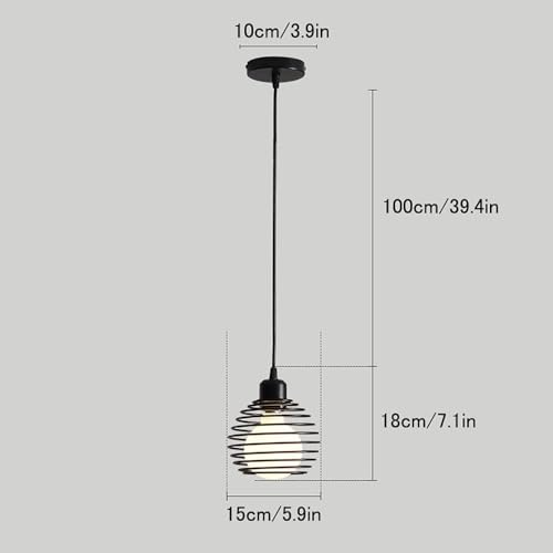 Lámpara colgante de techo moderna para iluminación decorativa de cocina 8