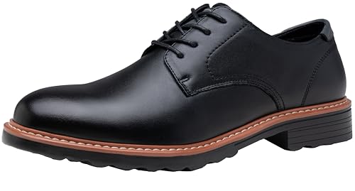 Image of Jousen Men's Dress Shoes Retro Casual Dress Shoes for Men
