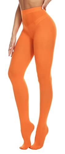Image of CozyWow Women's 80D Soft Opaque Tights, High Waist Solid Color Womens Tights with 30+ Colors