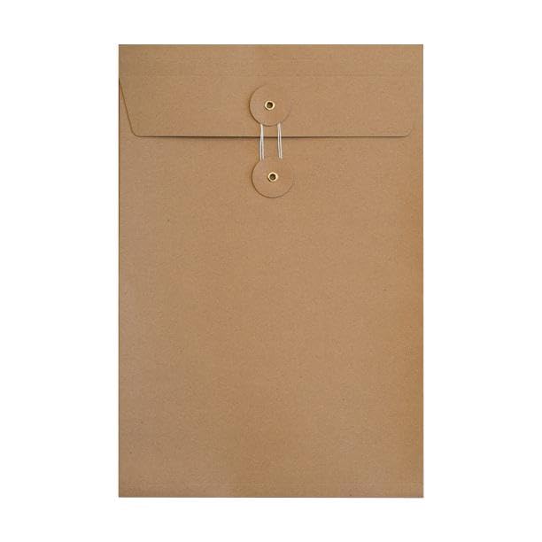 Blake Purely Everyday - Manilla String and Washer Envelopes C5 (229 x 162mm) - Pack of 100 Qty - Premium Quality 180 GSM - Manilla Envelopes with String Tie - Office & Business Supplies (STWSW229G) โ image 1