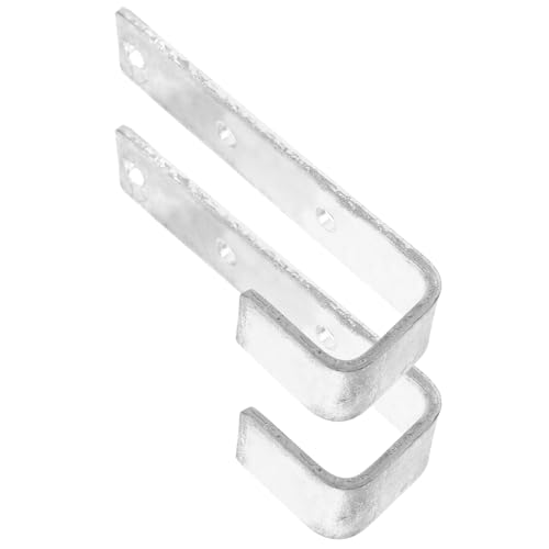 ORFOFE Ganchos de Escalera en Forma de L para Literas Infantiles, Soportes de Hierro Resistentes para Cama Infantil, Accesorios de Seguridad para Escaleras de Litera, Paquete de 2
