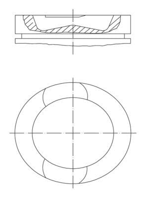 Mahle Original 037 PI 00107 000 Bloque de Motor
