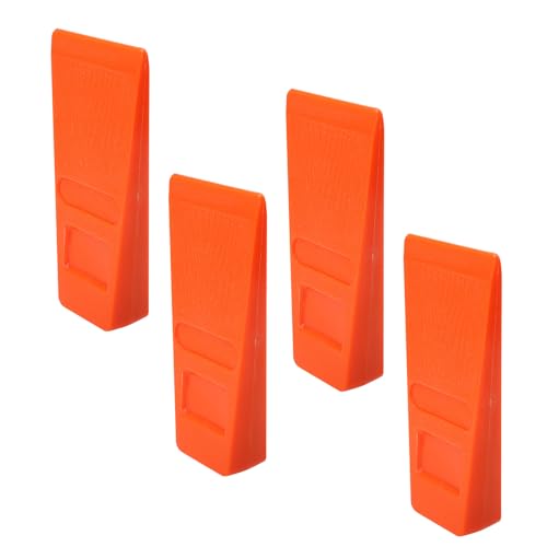 ANDRESLAD Juego de 4 Cuñas de Tala de 14 CM Herramienta de Plástico Resistente para Cortar Madera Calzos para Troncos Profesionales Accesorio para Motosierra y Leñadores Uso Forestal