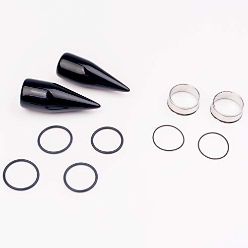 32 PCS 00G - 24mm Ear Taper Kit Gauge Stretching Kit Stainless steel Tapers Tunnels Plugs Piercing Jewelry4