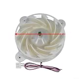 Ventola di raffreddamento per frigorifero Samsung, motore di ricambio DA31-00342A LT-W39005, 1850 RPM DC12V 4.2W, Raffreddamento Efficiente Funzionamento Silenzioso, Design Compatto 13.4cm Bianco