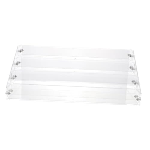 BIUDECO Organizador Acrílico para Esmaltes y Labiales Expositor Transparente de Soporte Duradero para Maquillaje y Uñas para Tocador y Salón