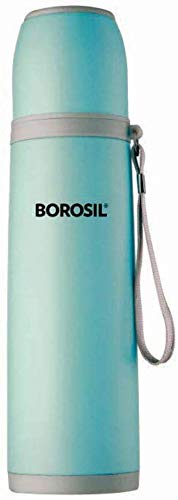 Borosil Hydra Flair - Vakuumisolierte Kolbenwasserflasche, blau, 500 ml Cover