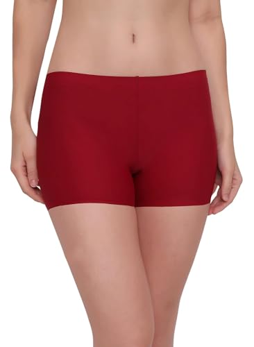 Image of LOURYN KOULYN Women's Ice Silk Seamless Boyshort Panty, (Pack of 3 Panty)