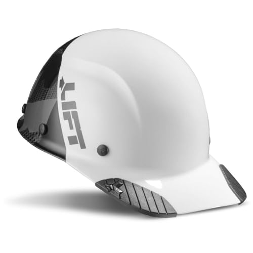Evolution Deluxe 6161 280-EV6161-30 Full Brim Hard Hat with HDPE Shell, 6-Point Polyester Suspension and Wheel Ratchet Adjustment