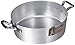 Pentole Agnelli Linea Family Cooking Alluminio Casseruola Bassa Con Due Maniglie, Argento, 30 cm