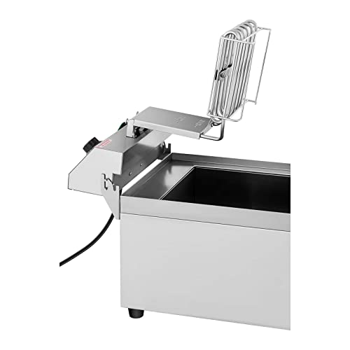 Royal Catering Elektrische Friteuse 1 X 16 Liter 230V Professionele RVS Frituur met Frituurmand en Deksel 50-200°C RCEF 16EB (1X3500 Watt, Aftapkraan) - Afbeelding 5