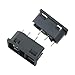 WELWIK 2PCS Black Plastic High Current Entry Male Power Sockets Industrial Input Connector 15A 250V Suitable for CNC Control Box Instrument Counters