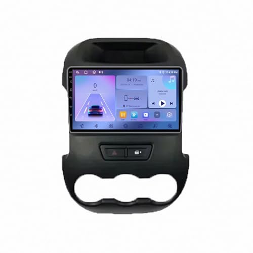 Radio coche 2 DIN de 4G+64G con Mirror Link y Carplay para viajes seguros en Ford Ranger