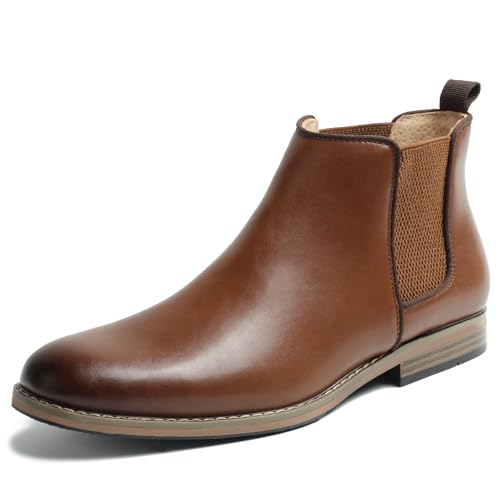Image of Cestfini Men Chelsea Boots Casual Suede Dress Boots Comfortable Oxfords Ankle Boots for Men
