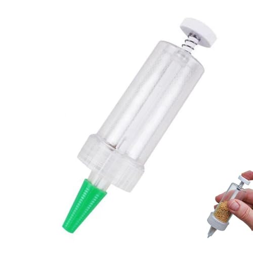 Mini dispensador de semillas de siembra, sembrador manual, sembrador de semillas, herramienta de sembradora manual, mini esparcidor de semillas de mano para plantas de jardín