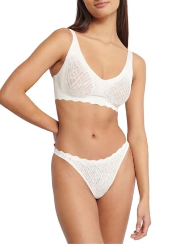 Sloggi Damen Sloggi Zero Feel Bliss Soft Bra, Silk White, XL – Ansicht 4