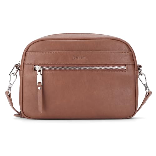 Image of befen Genuine Leather Crossbody Bags for Women, RFID Leather Purses