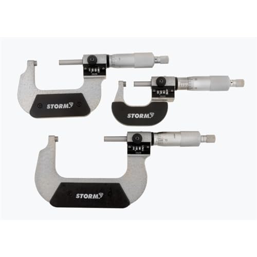 Central Tools 3M213 Metric Mic Set