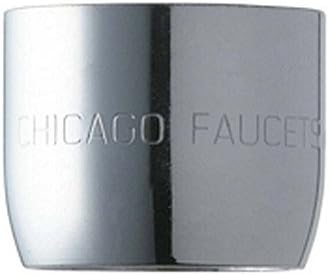 Chicago Faucets E3JKCP Pressure Compensating Softflo Aerator, Chrome