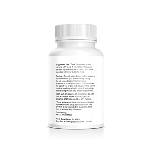 Pd120, Natural High Blood Pressure Supplements, Odorless Black Garlic Extract, High Blood Pressure Supplement Pills, Lower Blood Pressure, 60 Caps #TOP5