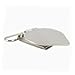 50 - Heart Shaped 1" Metal Suspender Clips - w/Rectangle Inserts