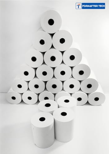 Image of WIZE PRIME 79MM x 50 mtr (3 Inch) (70 GSM) Thermal Paper roll Ideal for Billing, POS Machine (FT-POS7950) (Pack of 50)