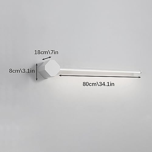 Lampe frontale miroir LED moderne pour applique murale linéaire chic - 5