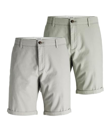 JACK & JONES Herren JPSTFURY Shorts REG, Vetiver/A. Dusty Olive, L 1