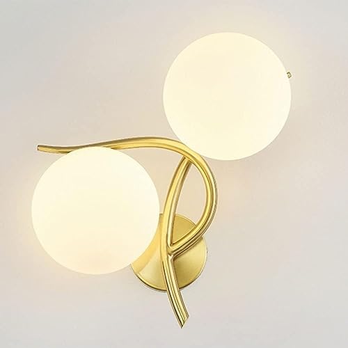 Lámpara de pared de globo de cristal para crear un rincón de lectura acogedor en el estudio