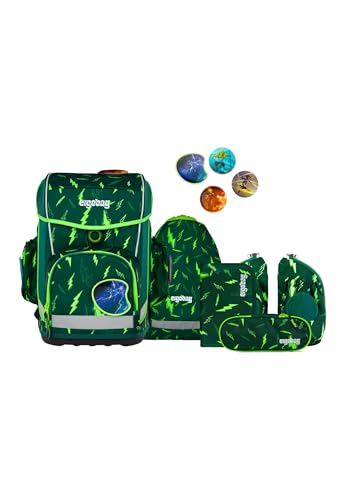 ergobag cubo Light Set ergonomischer Schulanzen, extra leicht, Set 6-teilig, 780 g