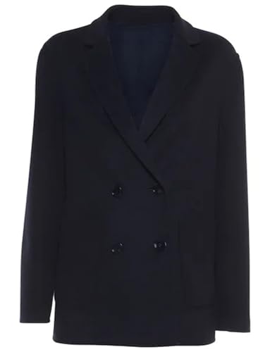 Blazer en tweed fin pour femme Kromoc veste costume croisé à revers