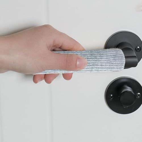 Image of 4PCS Door Handle Protector for Home, Universal Fit Door Handle Covers, Protects Hands from Hot /Cold Temperatures, 11.5 * 3.5cm