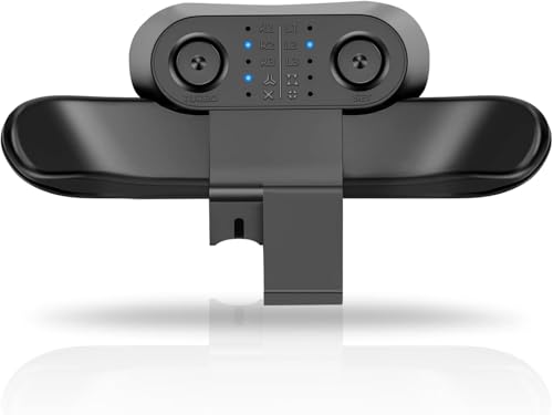 PS4 背面ボタンアタッチメント DUALSHOCK4用 コントローラー 背面パドル TURBO連射機能 リコイル制御 簡単設定 ボタン切替機能 PS4 コントローラー 背面ボタン 機能ボタンのマッピング 背面ボタン