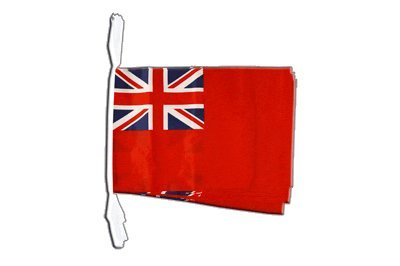 Guirlande Royaume-Uni de 8,9 m Red Ensign pour décorer un pub ou une fête britannique