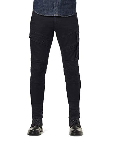 [ジースターロゥ] ジーンズ メンズ スキニー ブラック ストレッチ 立体裁断 Airblaze 3D Skinny Originals pitch black D17799-5245-B827-W27/L30