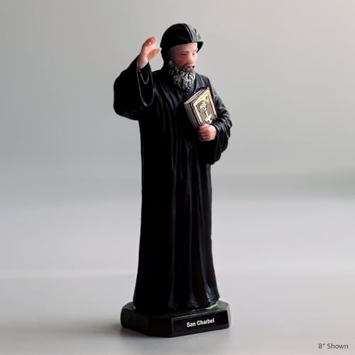 Estatua de Resina San Charbel 8 pulgadas miniatura 2