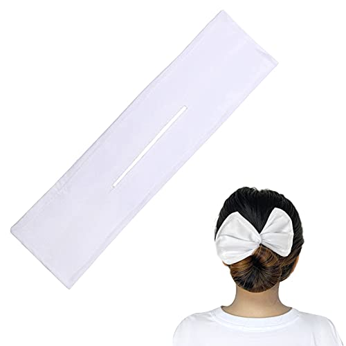 Deft Bun for Hair, Hair Tie Bun Maker, Soft Cloth | Easy To Carry | Widely Used | Multicolor,French Twist Donut Hairstyle Must-haves Tool (One Piece White)