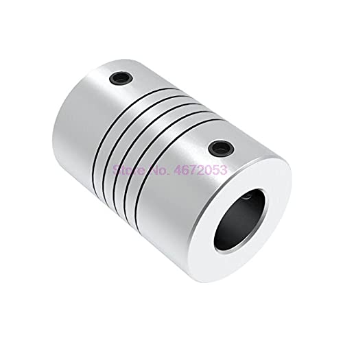 Lysee 3D Printer Parts & Accessories - 500pcs/lot 3D Printer Stepper Motor Flexible Coupling Coupler/Shaft Coupling 5mm8mm25mm / 55mm / 6.358mm Flexible Shaft - (Size: D19L25 6x6mm)