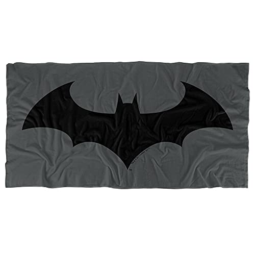 LOGOVISION Batman Hush Logo Grey Officially Licensed Beach Towel 30