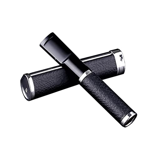 TPLIANG Fume-cigarette pour homme avec filtre lavable - Noir (5,5 mm, 6,3 mm, 7,6 mm)