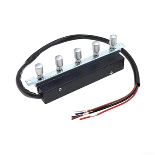 Interruptor de botón mecánico de posición para campana extractora - Control de ventilador de 3 velocidades, para interruptor de electrodomésticos, pieza de ventilador extractor de cocina, componente