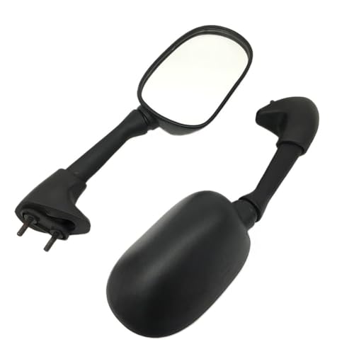 Espejos retrovisores para motocicletas YZF R1 R6 1999 2002 2004 2005 repuestos negros de carenado
