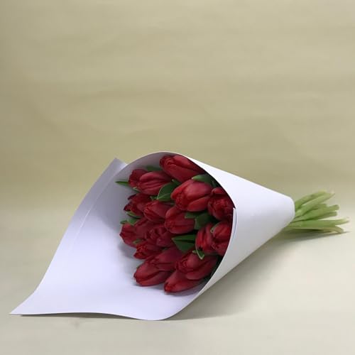 Ramo 20 Tulipanes Naturales Rojos para Regalar. PORTES GRATIS