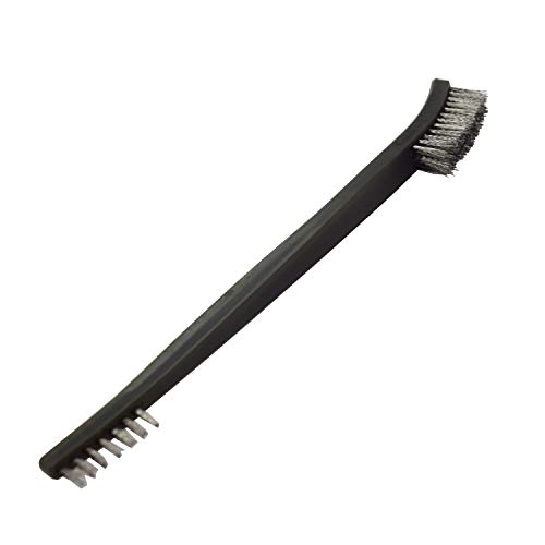 Yutoner Conjunto de kit de palhetas de escovas de limpeza de armas de aço inoxidável de latão e nylo